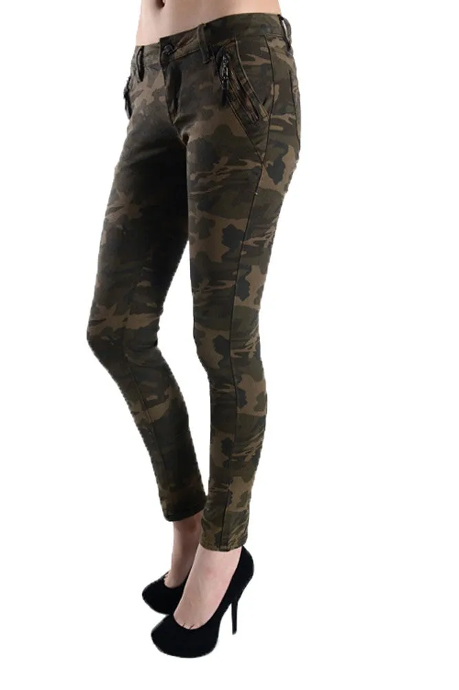 Women's Camo Print Skinny Jeans sold by G-Style USA product image thumbnail 2