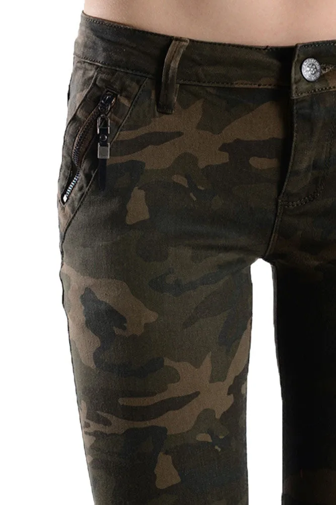 Women's Camo Print Skinny Jeans sold by G-Style USA product image thumbnail 4