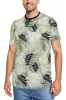 Men's Allover Hawaiian Leaf Print Graphic T-Shirt sold by G-Style USA