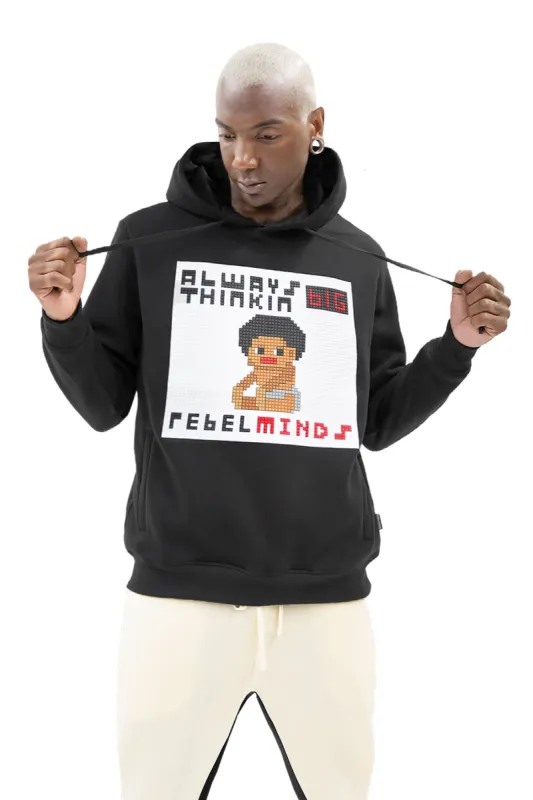 Men's Thinking Big 3D Lego Print Hoodie sold by G-Style USA