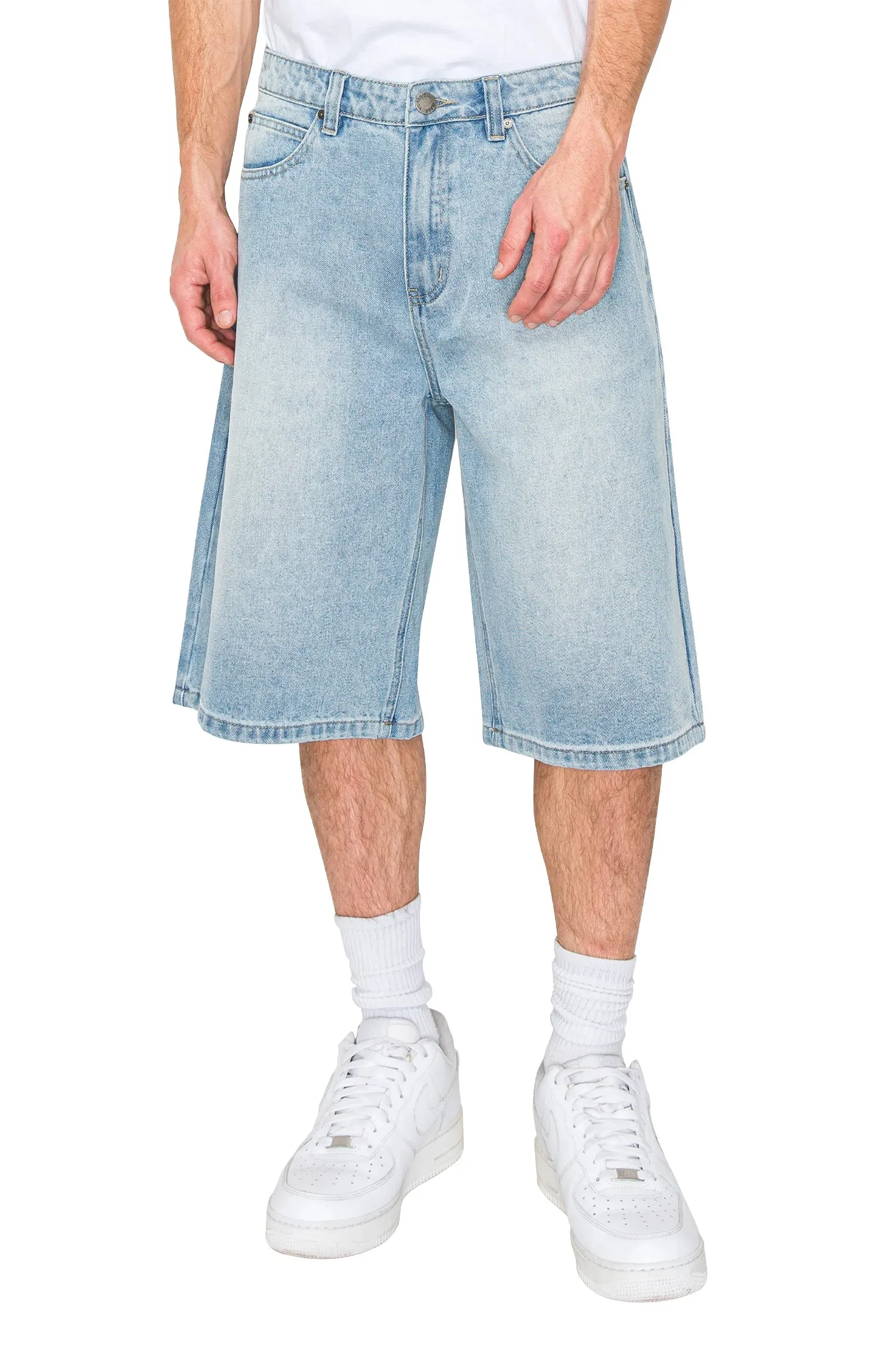 Men's Essential Baggy Fit Denim Shorts sold by G-Style USA product image thumbnail 2