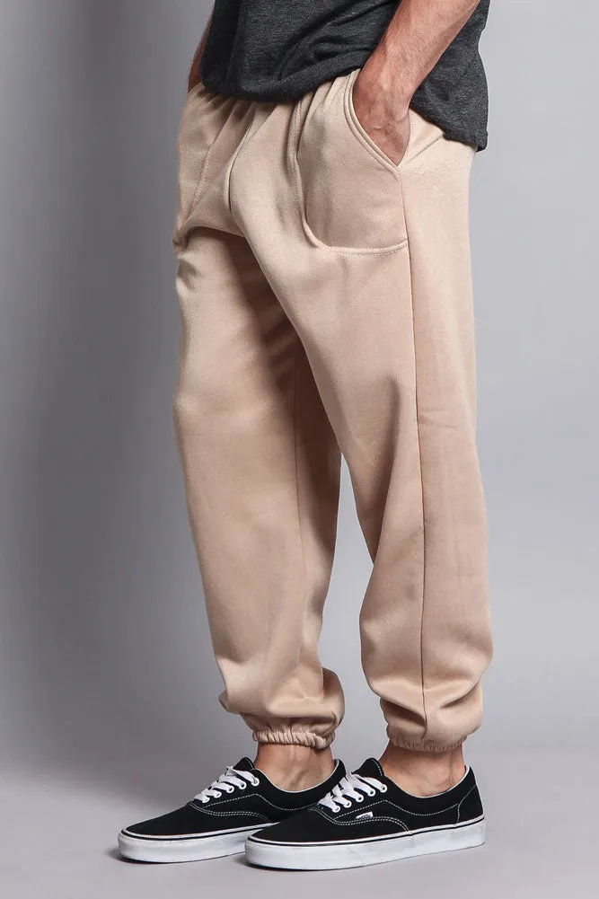 Basic Solid Color Fleece Sweatpants sold by G-Style USA product image thumbnail 4