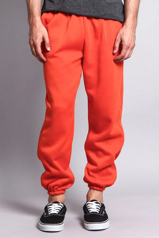 Basic Solid Color Fleece Sweatpants sold by G-Style USA