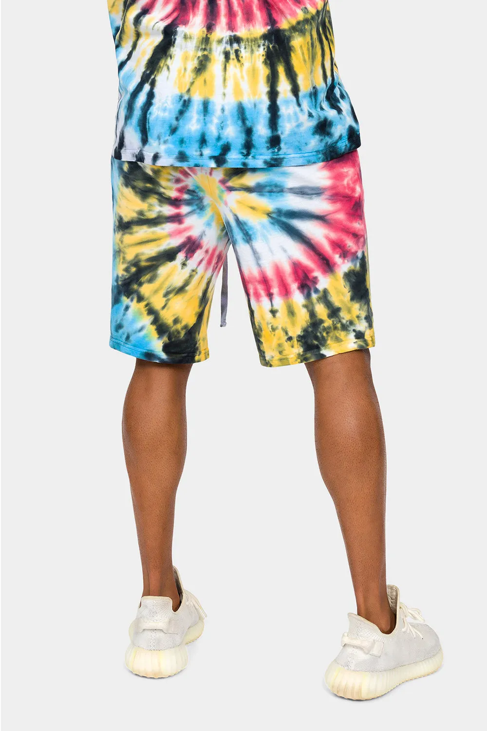 Swirl Tie Dye Cotton Shorts sold by G-Style USA product image thumbnail 3