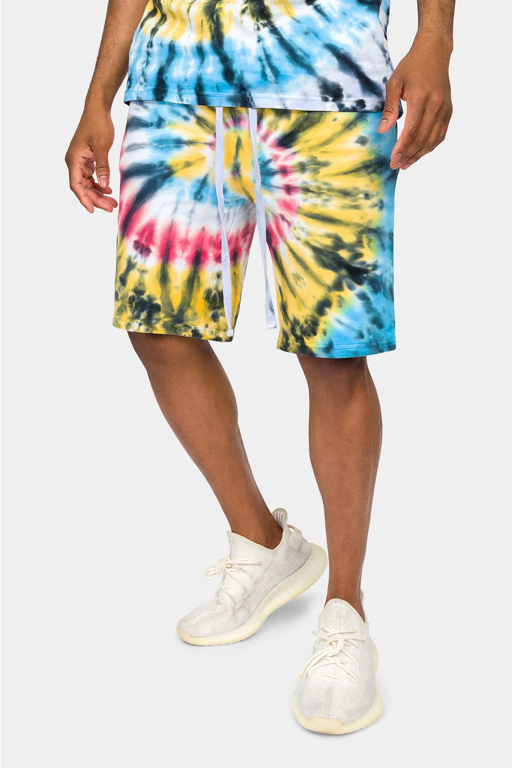Swirl Tie Dye Cotton Shorts sold by G-Style USA