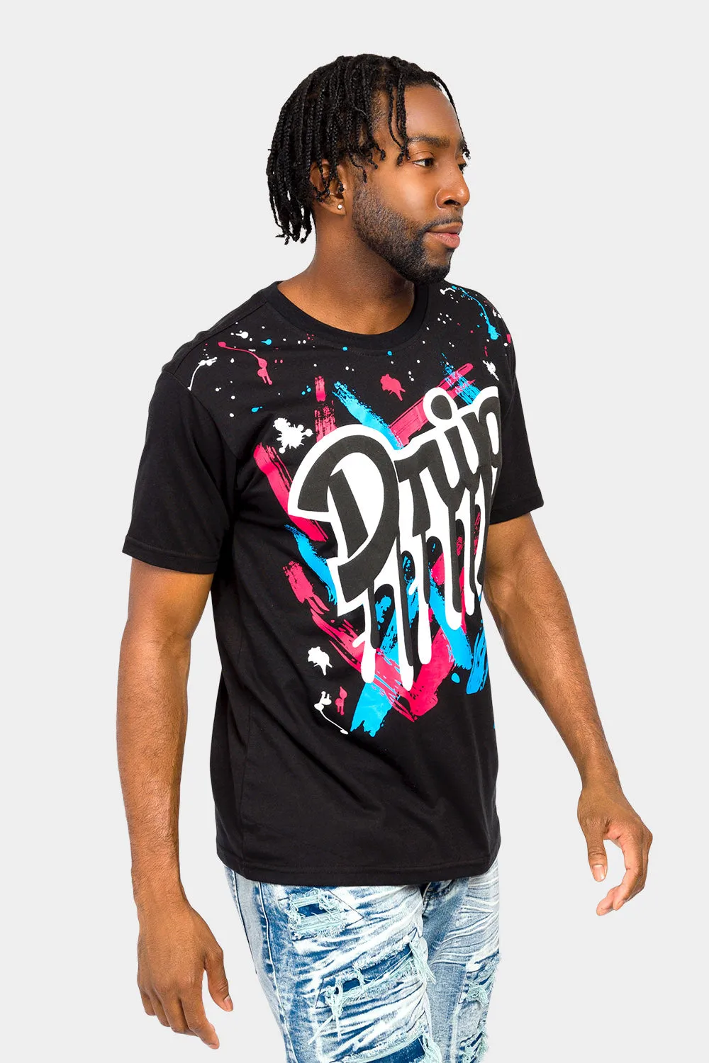 Splatter Drip T-Shirt sold by G-Style USA product image thumbnail 4