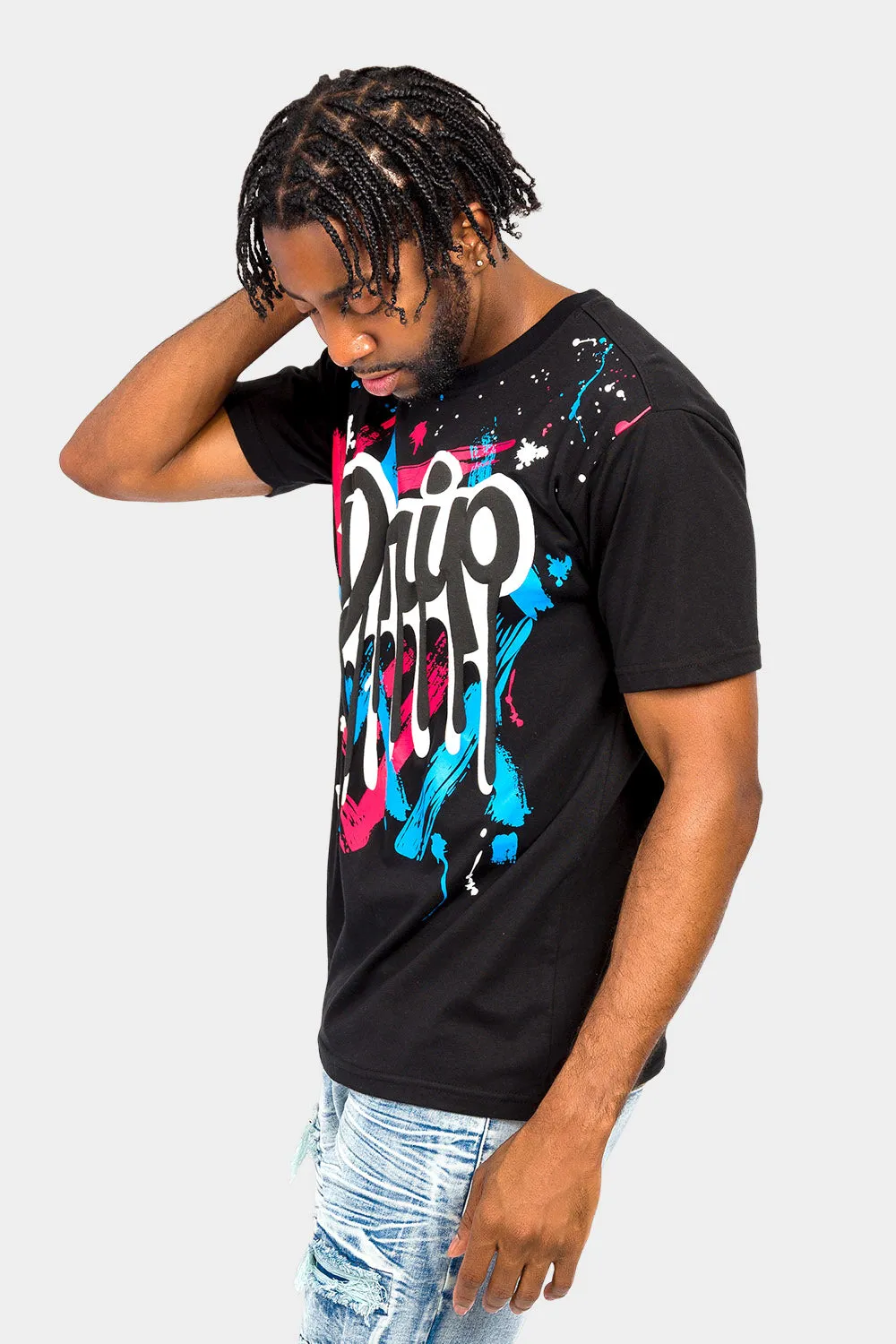 Splatter Drip T-Shirt sold by G-Style USA product image thumbnail 2