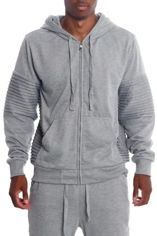 Biker Zip Up Hoodie sold by G-Style USA