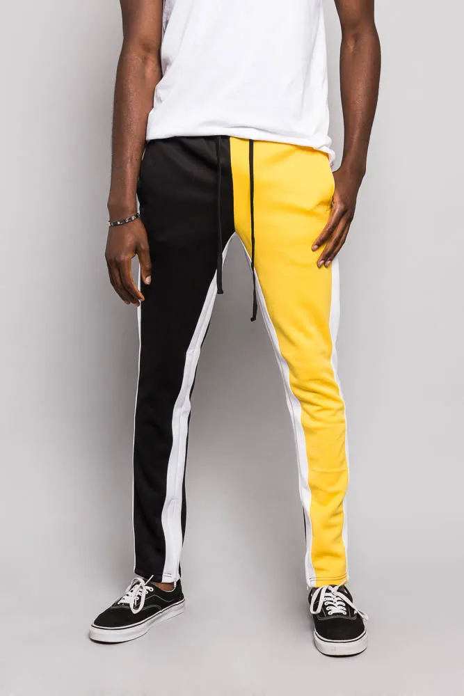 Two Tone Color Blocked Track Pants sold by G-Style USA