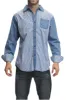 Washed Denim Button Up Shirt sold by G-Style USA