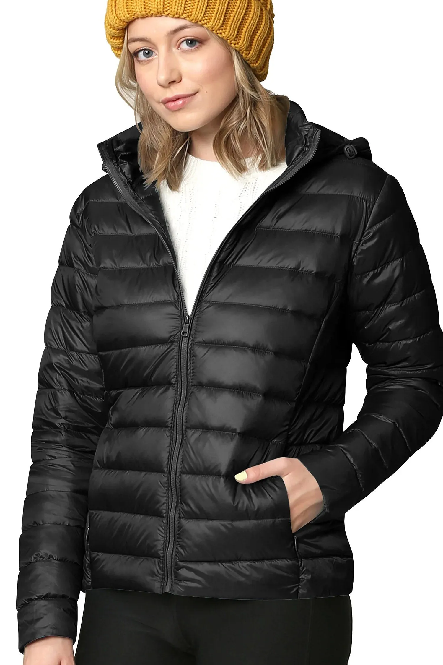 Women's Essential Ultra Light Weight Packable Down Jacket sold by G-Style USA product image thumbnail 2