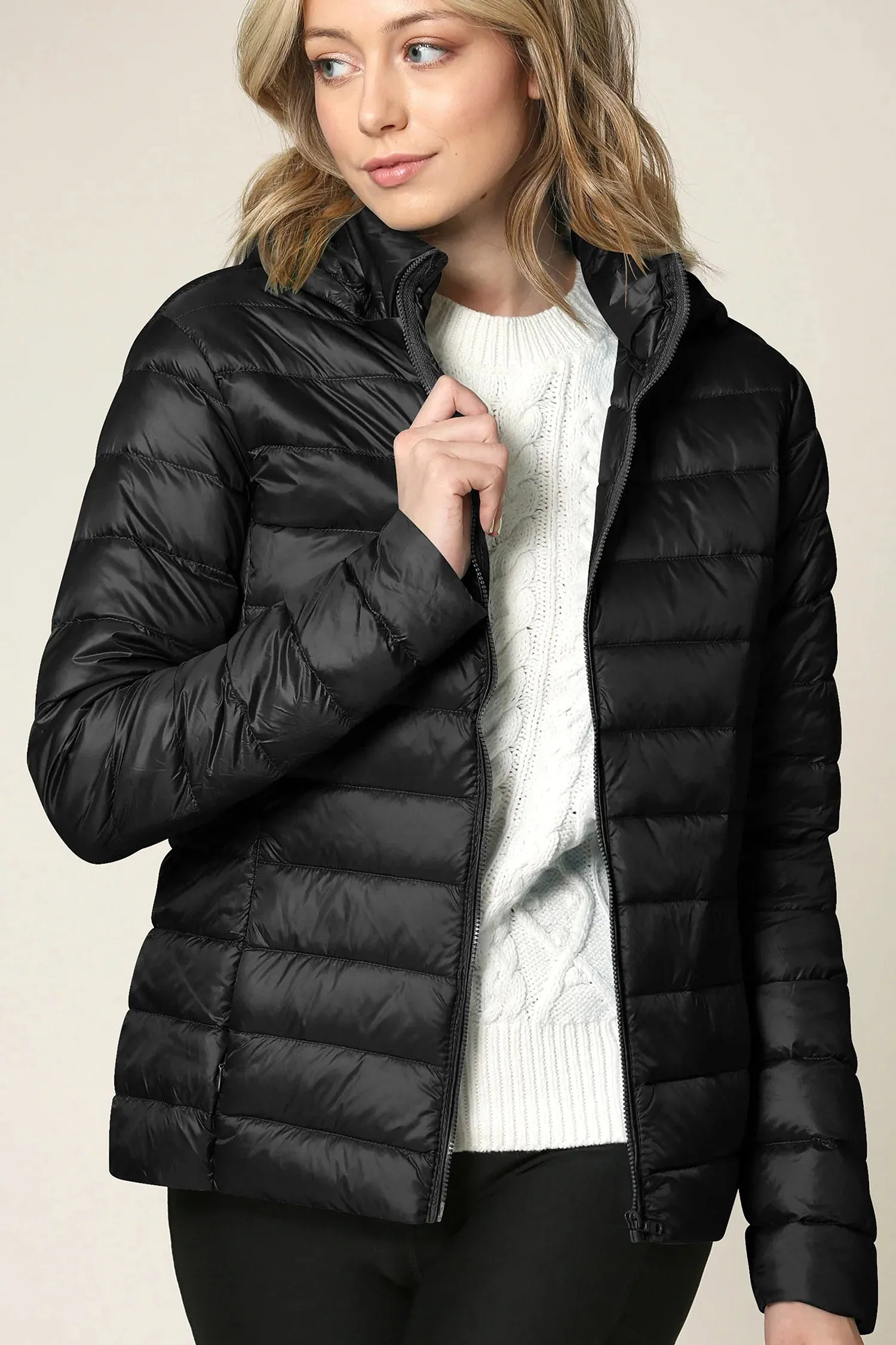 Women's Essential Ultra Light Weight Packable Down Jacket sold by G-Style USA