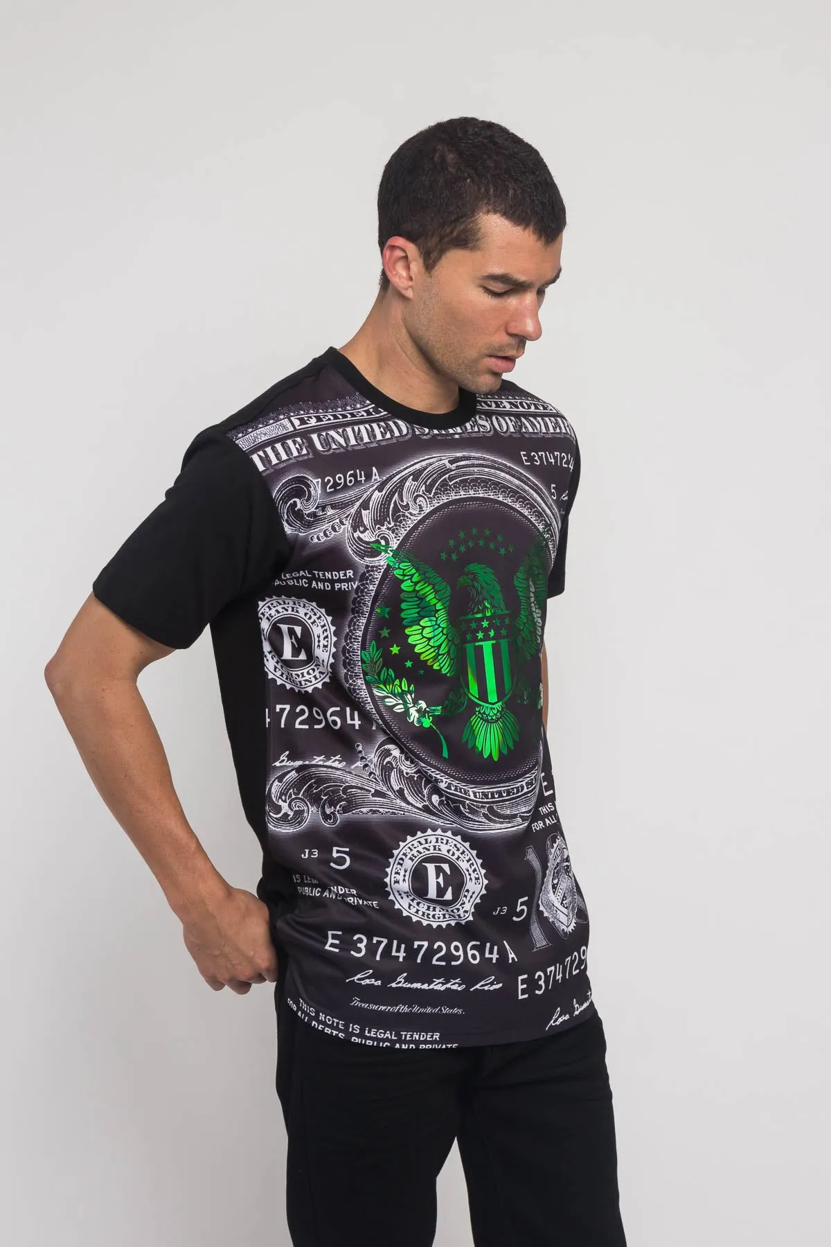 Iridescent Money T-Shirt sold by G-Style USA product image thumbnail 4