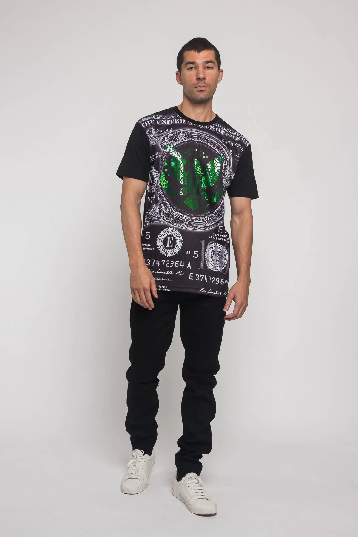 Iridescent Money T-Shirt sold by G-Style USA product image thumbnail 5