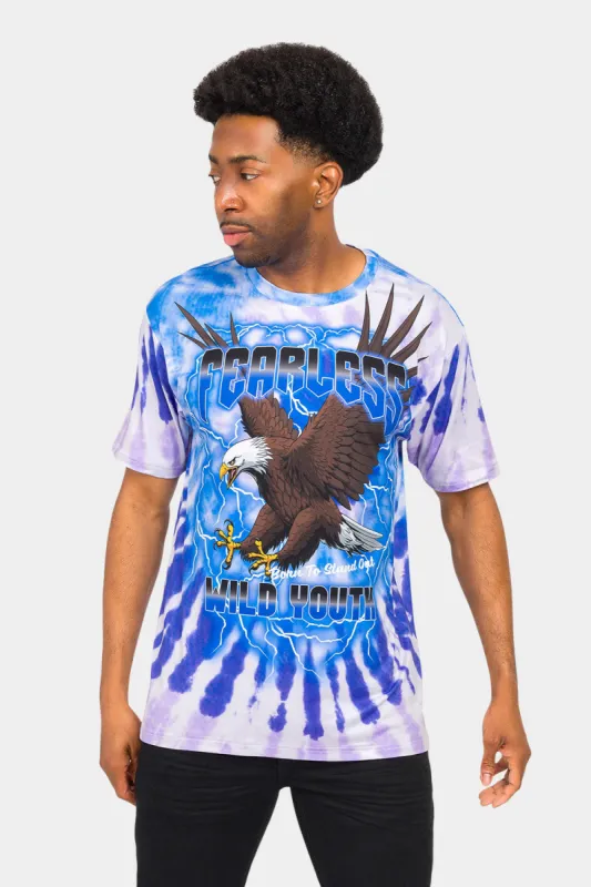 Fearless Wild Youth Tie Dye T-Shirt sold by G-Style USA