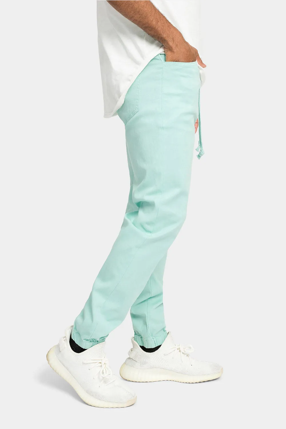 Men's Jogger Twill Pants (Mint) sold by G-Style USA product image thumbnail 4