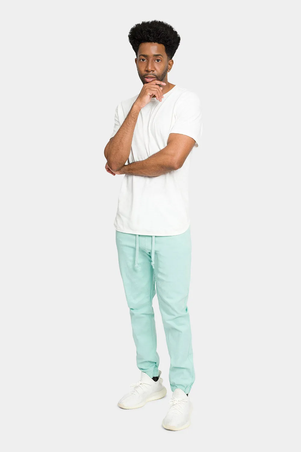 Men's Jogger Twill Pants (Mint) sold by G-Style USA product image thumbnail 5