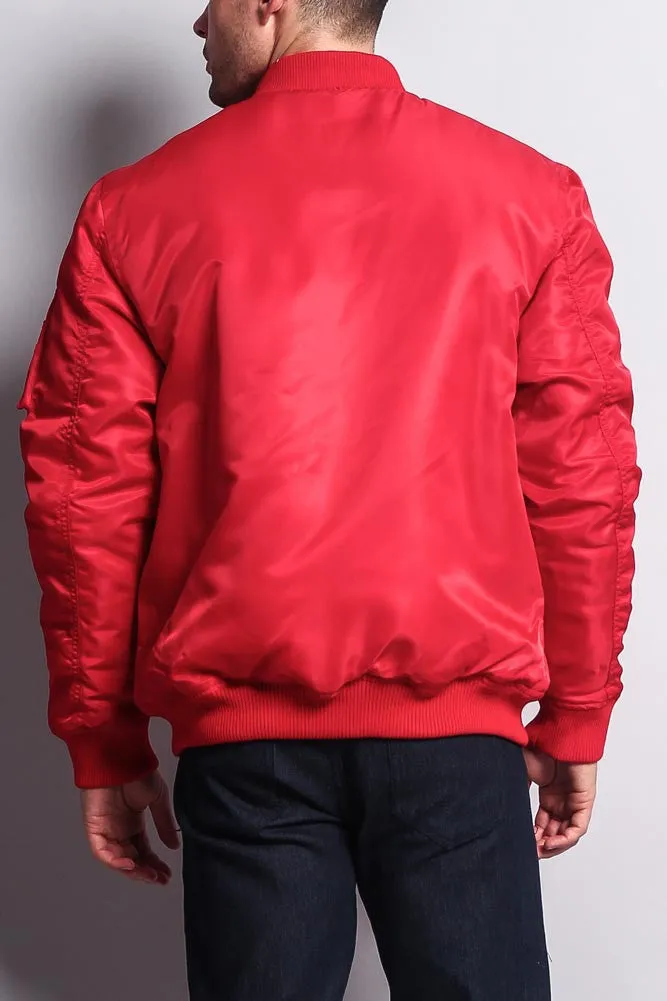 Solid Color MA-1 Bomber Jacket sold by G-Style USA product image thumbnail 4