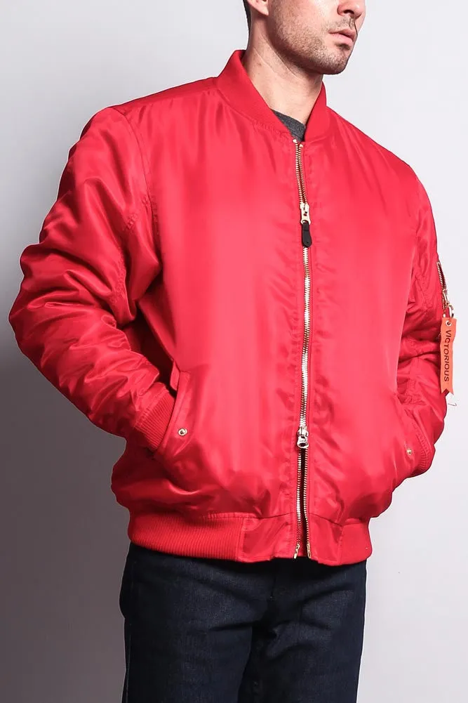 Solid Color MA-1 Bomber Jacket sold by G-Style USA product image thumbnail 5