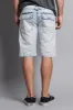Special Wash Front Cargo Pocket Denim Shorts sold by G-Style USA