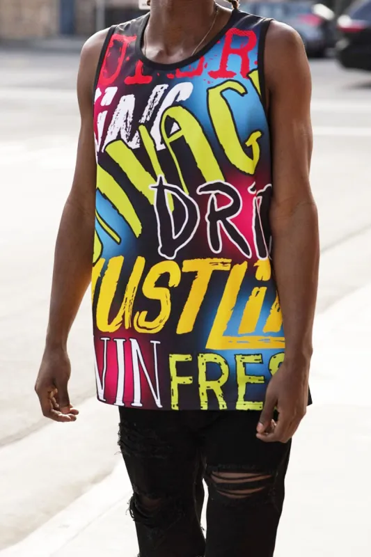 Men's Savage All Over Graphic Tank Top sold by G-Style USA