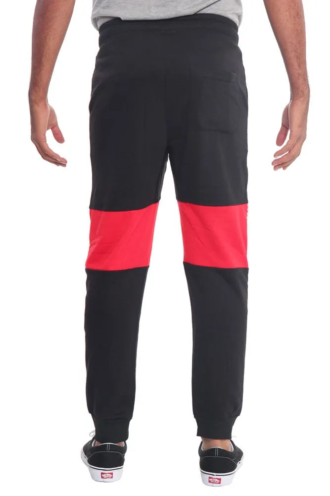 Color Block Biker French Terry Jogger Pants sold by G-Style USA product image thumbnail 4