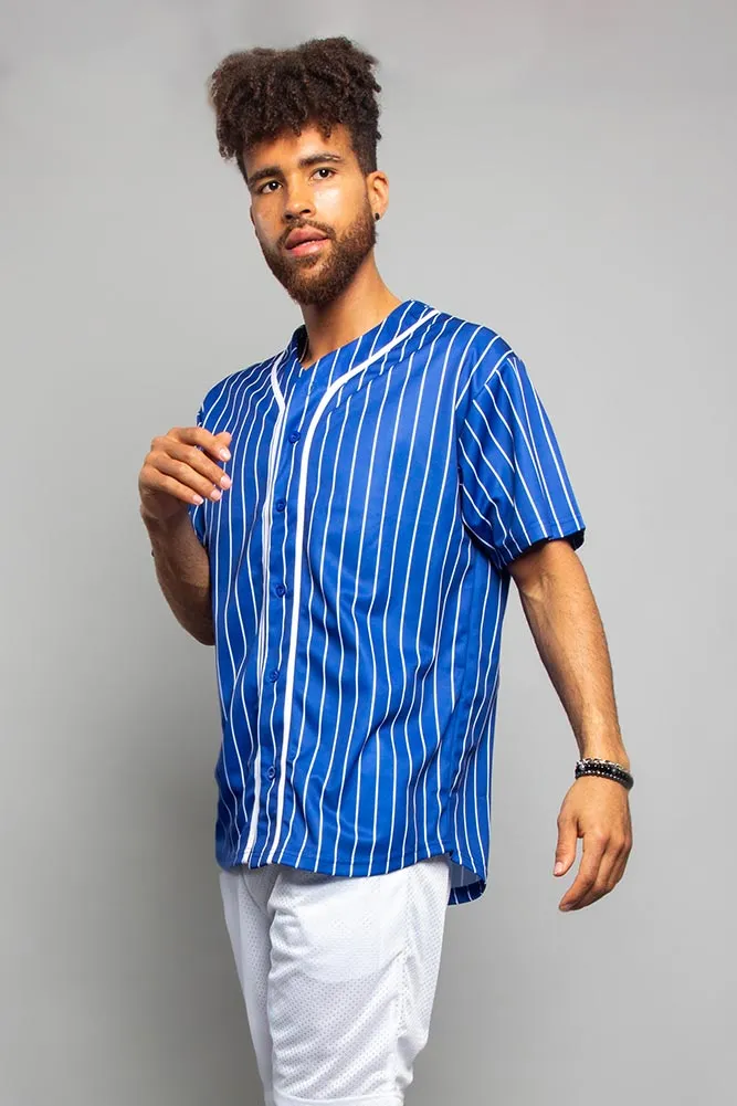 Pin Striped Baseball Jersey sold by G-Style USA product image thumbnail 2