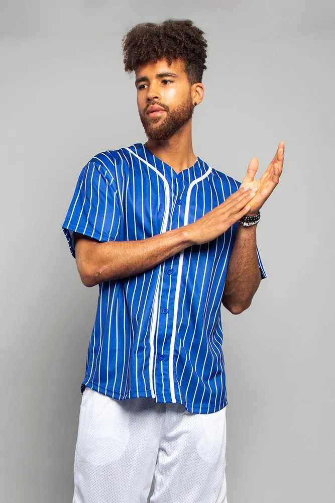 Pin Striped Baseball Jersey sold by G-Style USA