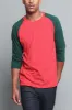 Men's Baseball T-Shirt (Red/Green) sold by G-Style USA