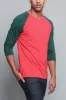 Men's Baseball T-Shirt (Red/Green) sold by G-Style USA