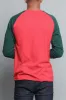 Men's Baseball T-Shirt (Red/Green) sold by G-Style USA