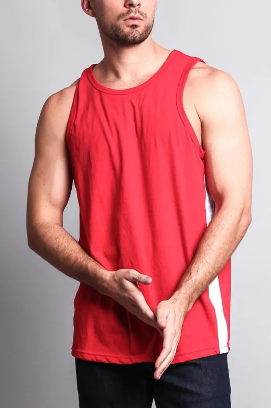 Men's Tank Top with Accent Band sold by G-Style USA