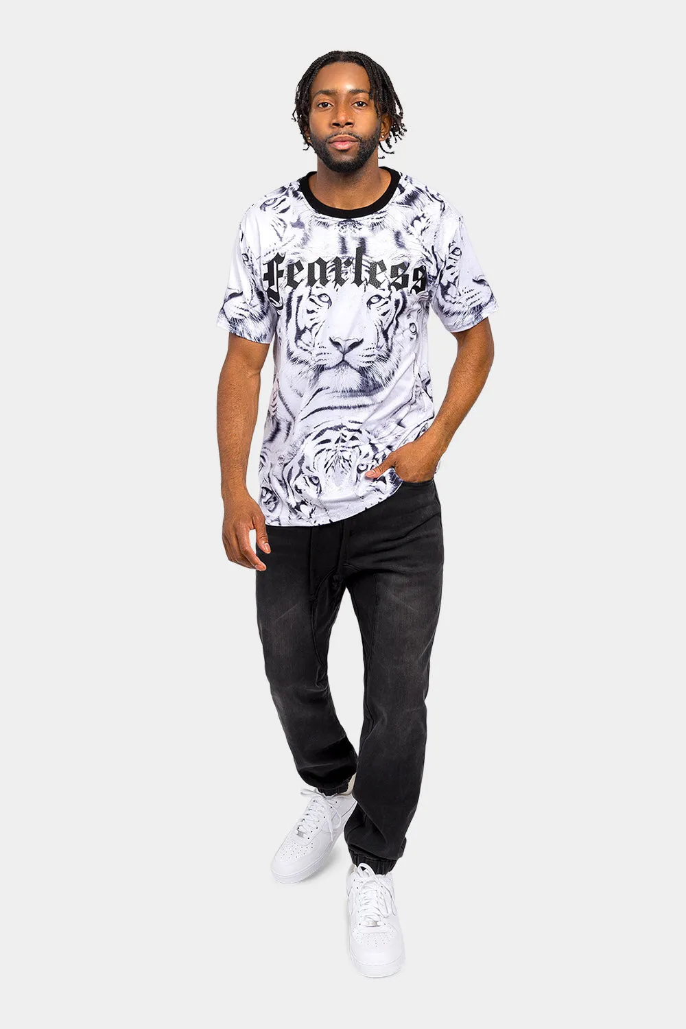 Fearless White Tiger T-Shirt sold by G-Style USA product image thumbnail 5