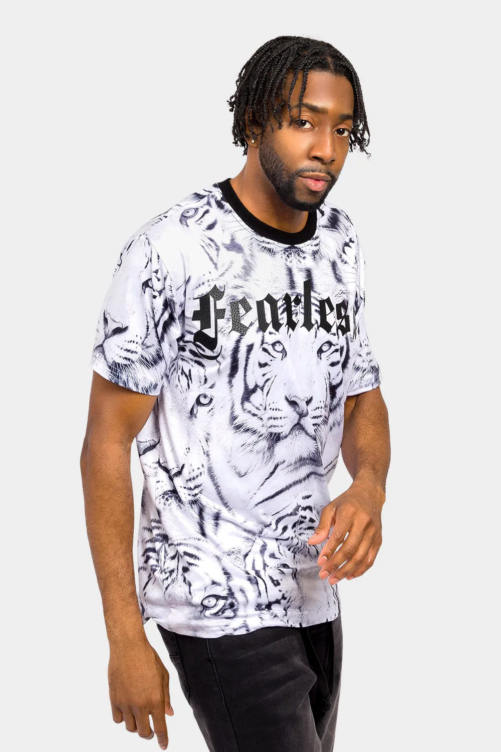 Fearless White Tiger T-Shirt sold by G-Style USA product image thumbnail 4