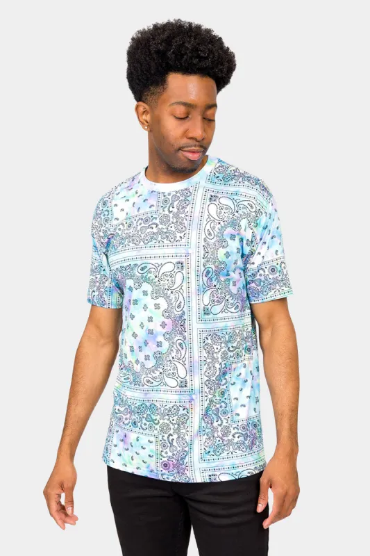 Bandana Paisley Tie Dye T-Shirt sold by G-Style USA