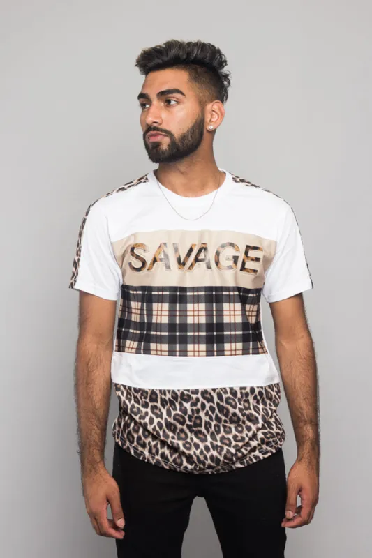 Savage Leopard Block T-Shirt sold by G-Style USA