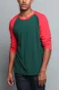 Men's Baseball T-Shirt (Green/Red) sold by G-Style USA