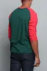Men's Baseball T-Shirt (Green/Red) sold by G-Style USA
