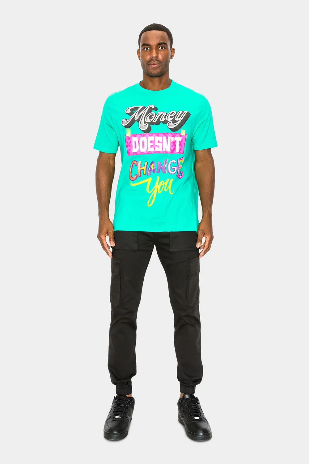 Money Doesn't Change You Graphic T-Shirt sold by G-Style USA product image thumbnail 3