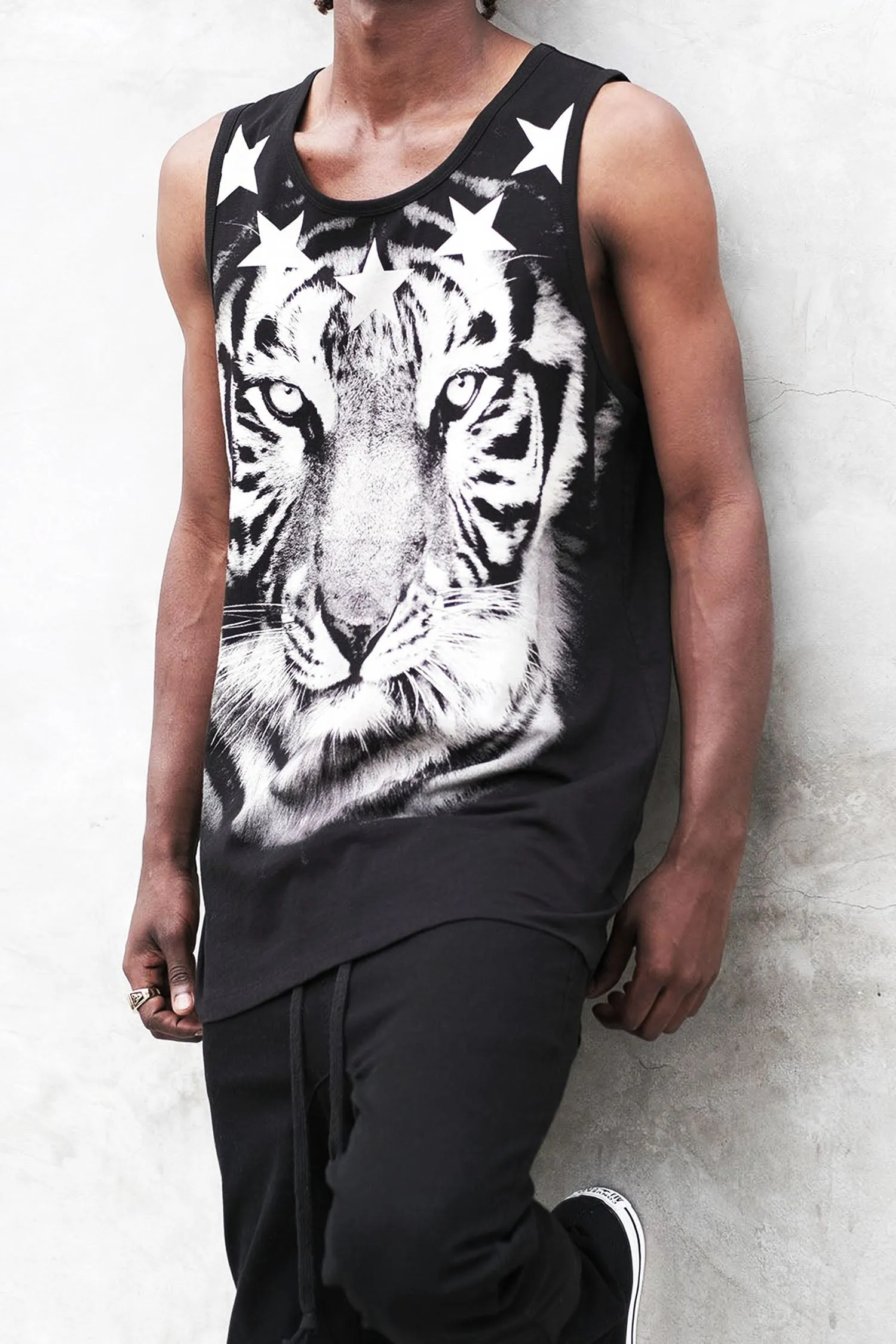 Men's Tiger Graphic Tank Top sold by G-Style USA product image thumbnail 2