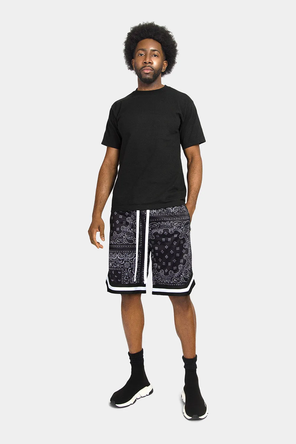Pro Bandana Paisley Basketball Shorts sold by G-Style USA