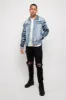Tiger Striped Sleeve Denim Jacket sold by G-Style USA
