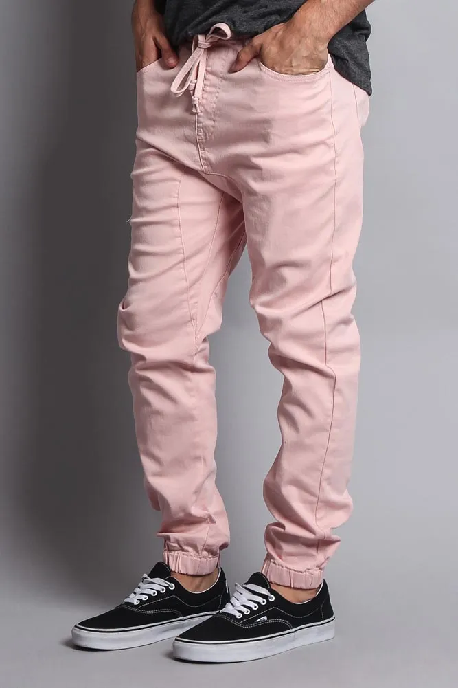 Men's Jogger Twill Pants (Dirty Pink) sold by G-Style USA product image thumbnail 2
