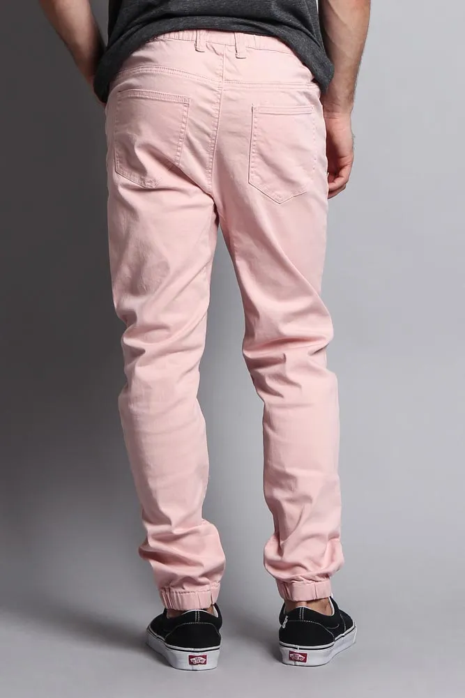 Men's Jogger Twill Pants (Dirty Pink) sold by G-Style USA product image thumbnail 3