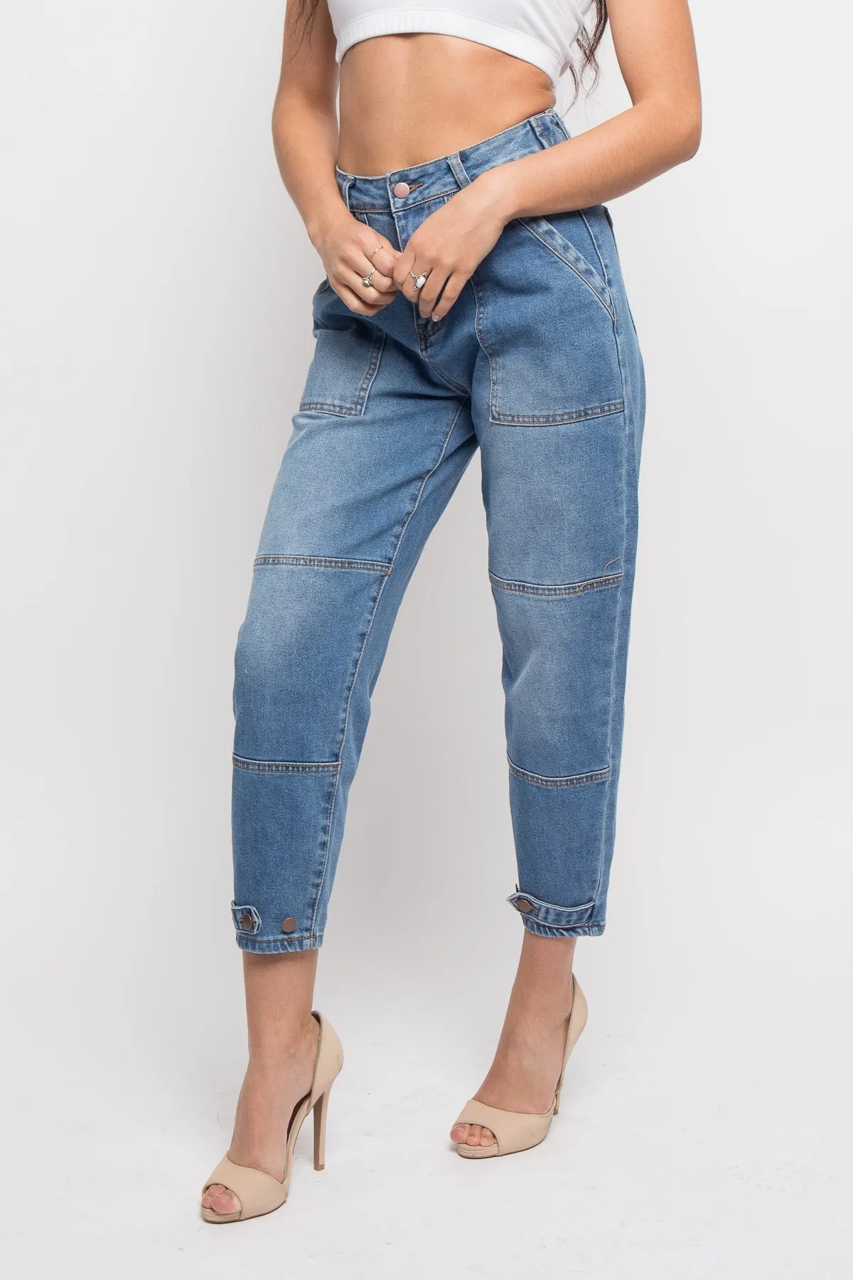 High Rise Slouchy Jeans sold by G-Style USA product image thumbnail 2