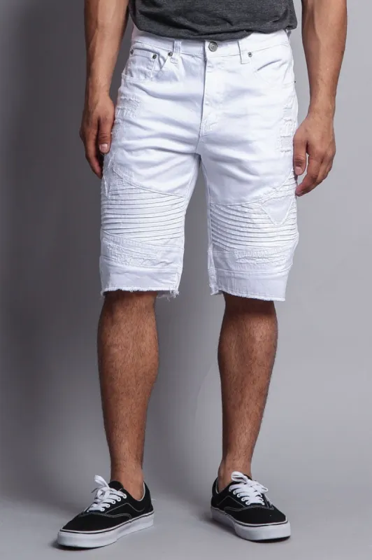 Distressed Biker Style Shorts sold by G-Style USA