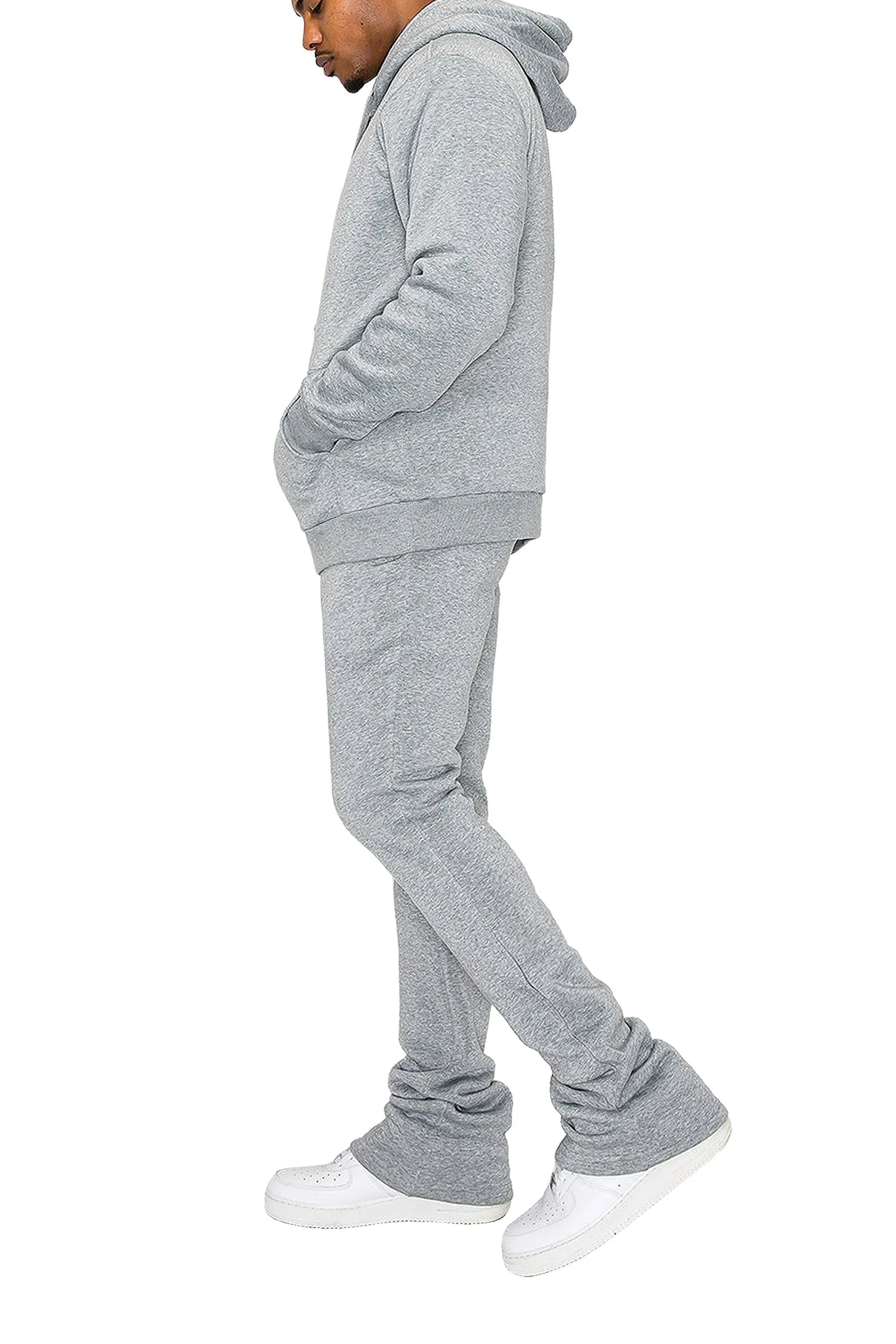 Men's Essential Fleece Pullover Hoodie sold by G-Style USA product image thumbnail 5