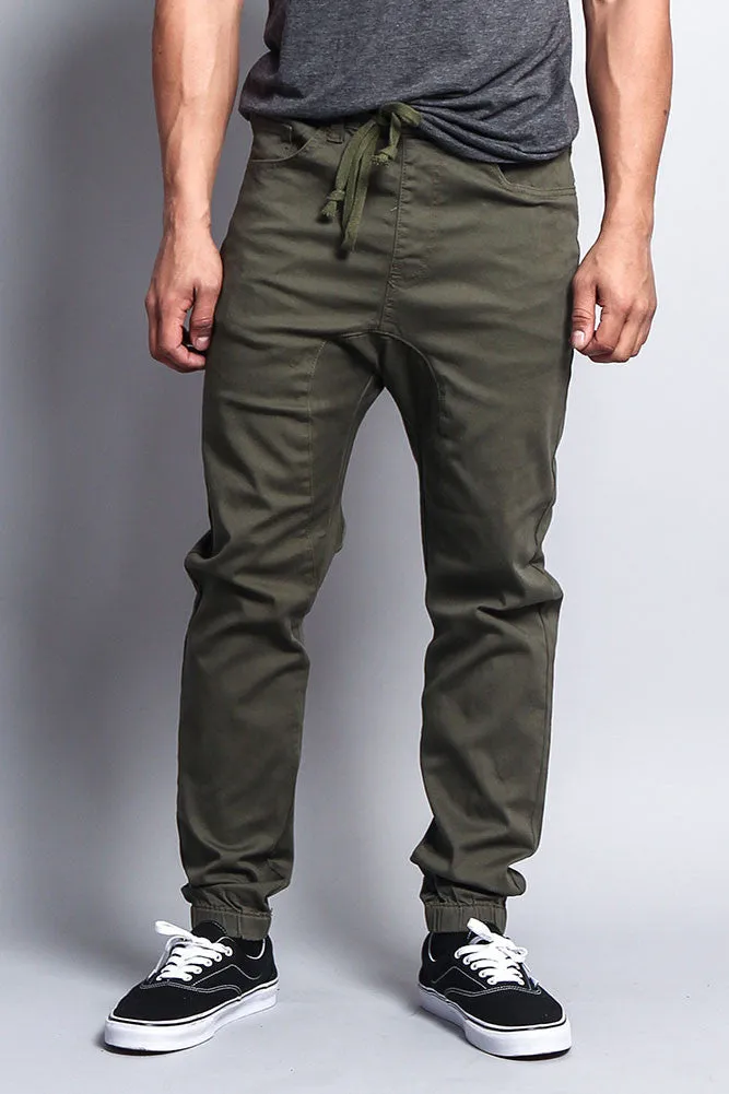 Men's Jogger Twill Pants (Olive) sold by G-Style USA