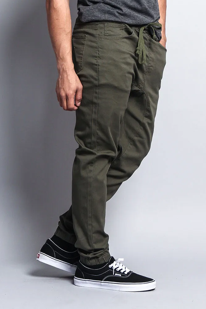 Men's Jogger Twill Pants (Olive) sold by G-Style USA product image thumbnail 2