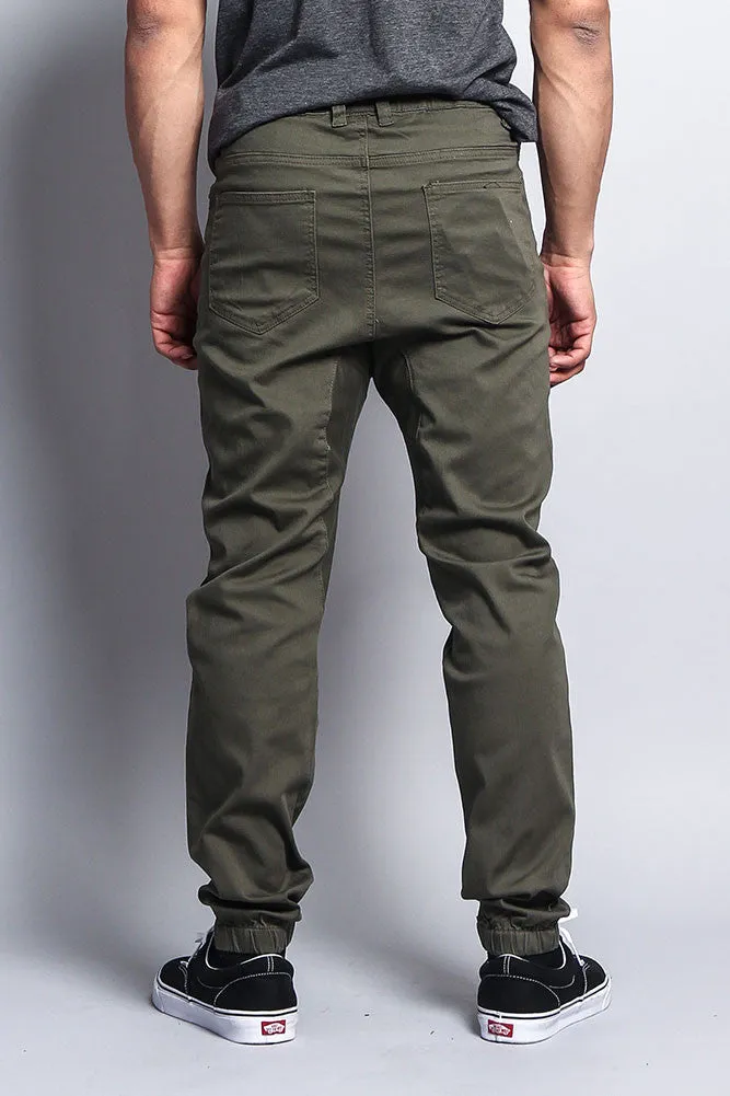 Men's Jogger Twill Pants (Olive) sold by G-Style USA product image thumbnail 3